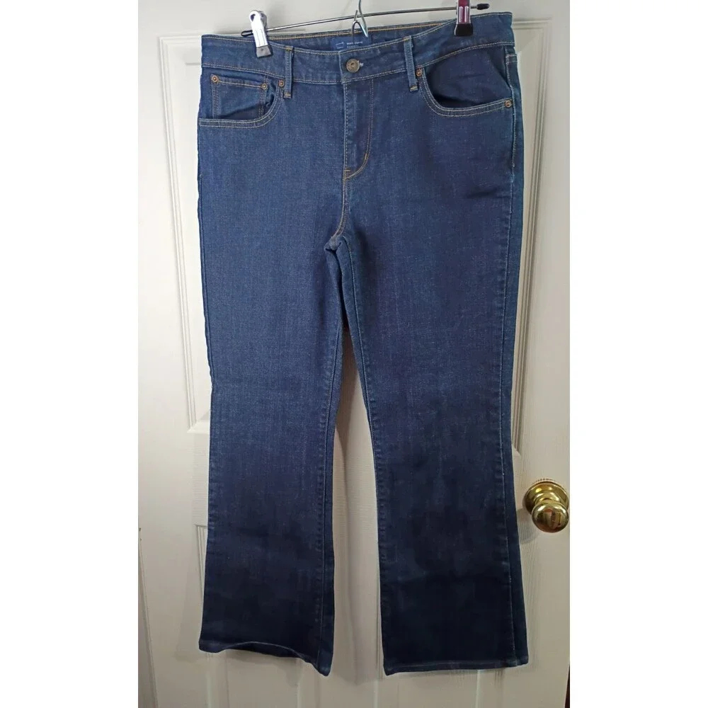 Levis San Francisco 31/12 Demi Curve Blue Denim Classic Boot Cut Denim Jean